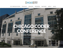 Tablet Screenshot of chicagocoderconference.com